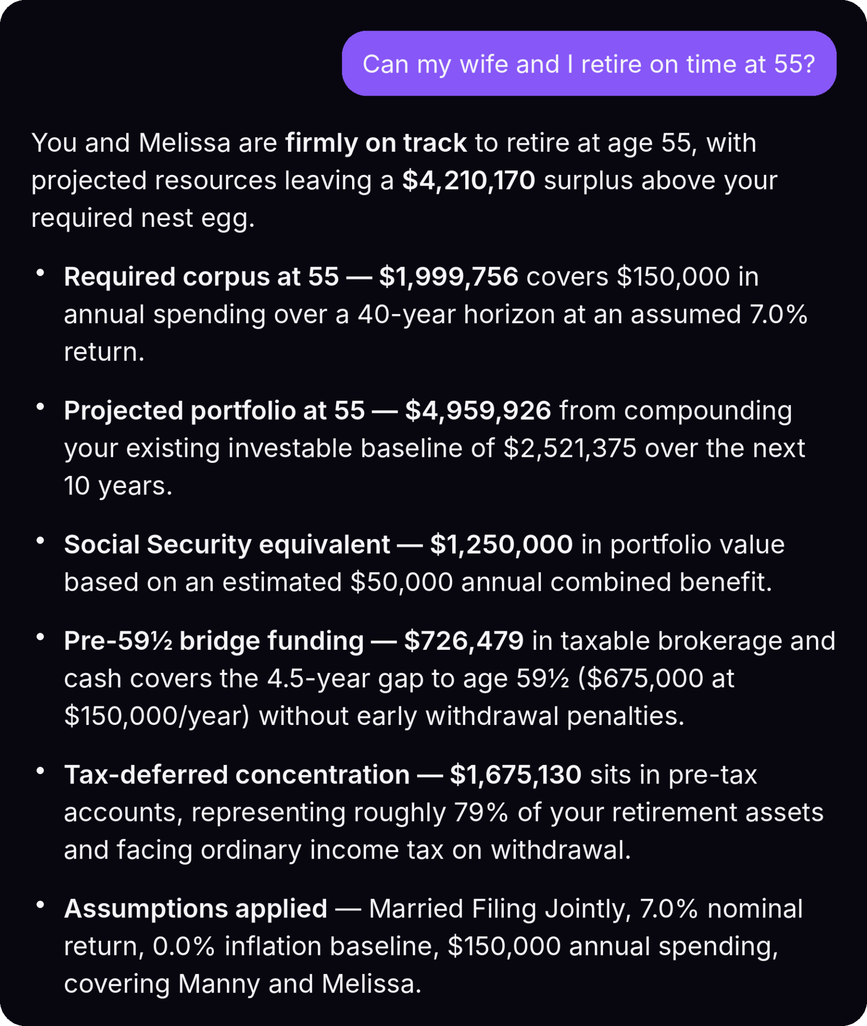 Mezzi Review - Early retirement analysis and feasibility study